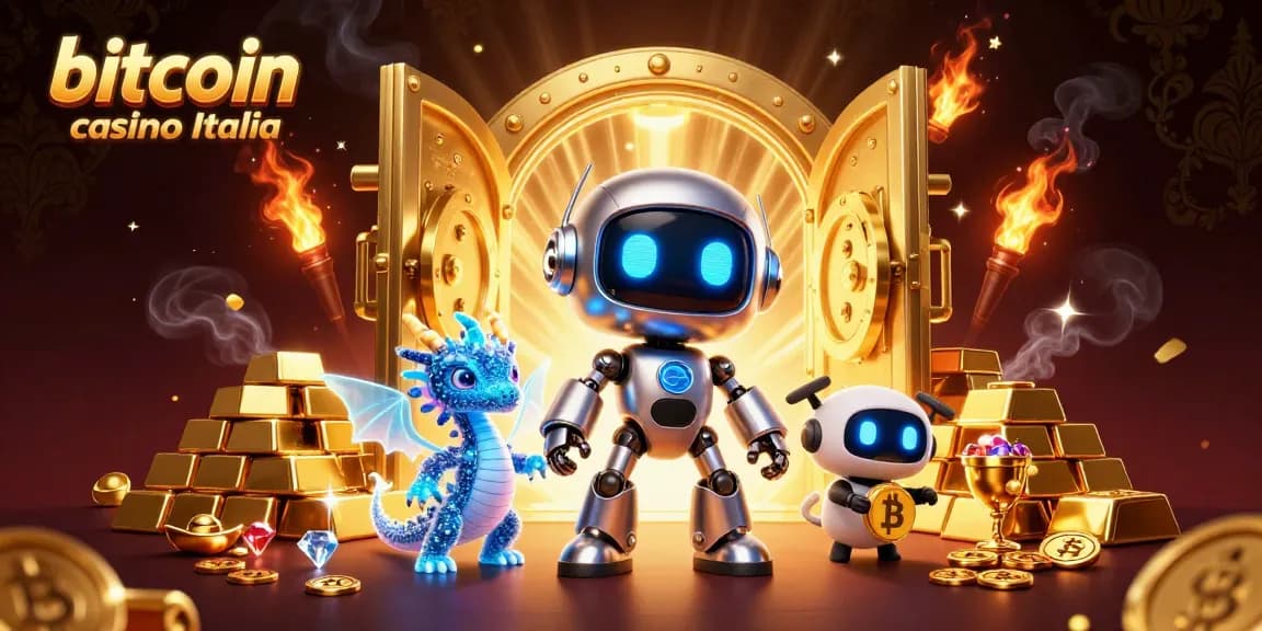 Gioca nei bitcoin casino Italia con il nostro robot cibernetico e un drago olografico.