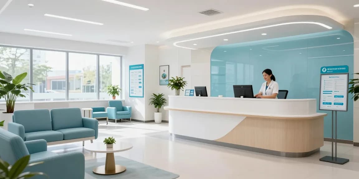 Hair transplant turkey at a modern health clinic, showcasing patient care and doctor consultation.