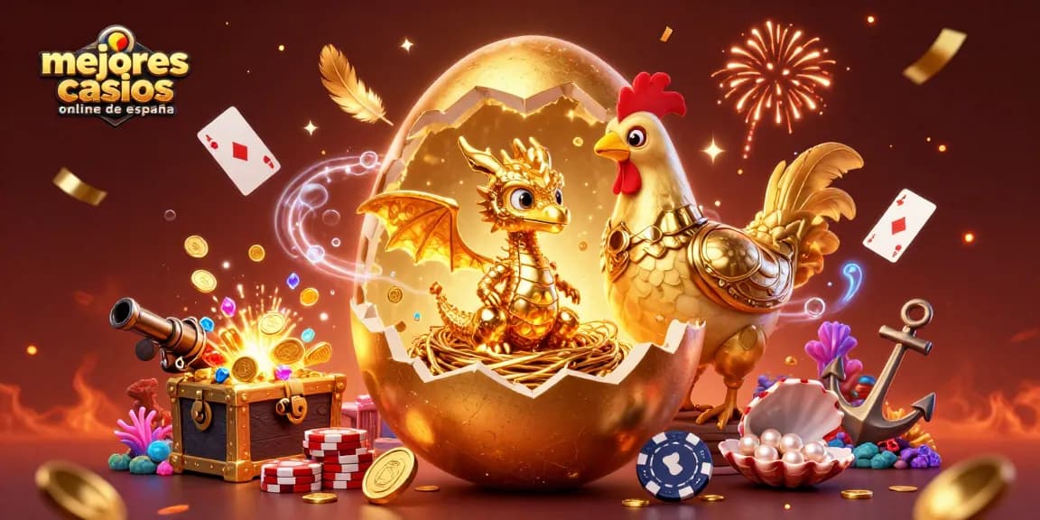 Disfruta de los mejores casinos online de España con nuestro increíble diseño 3D de un dragón dorado en el mundo del juego.