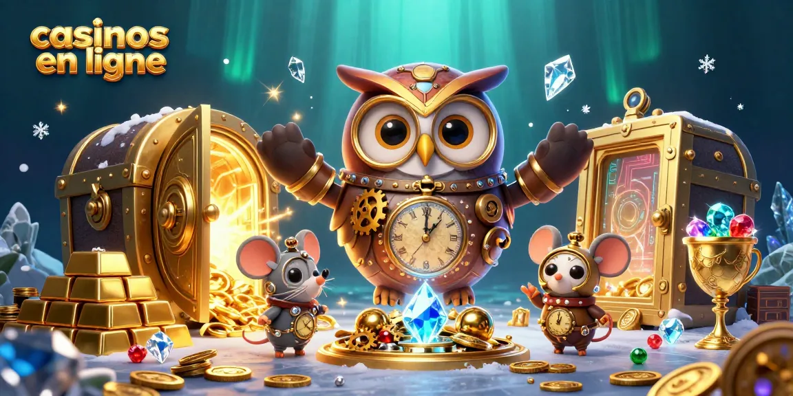Jouez aux casinos en ligne avec une illustration immersive et des éléments de casino captivants