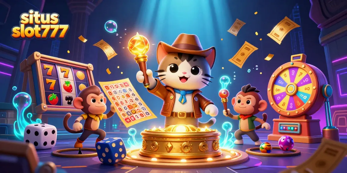 Feel the thrill with situs slot777 as the archaeologist cat discovers ancient slots treasures.