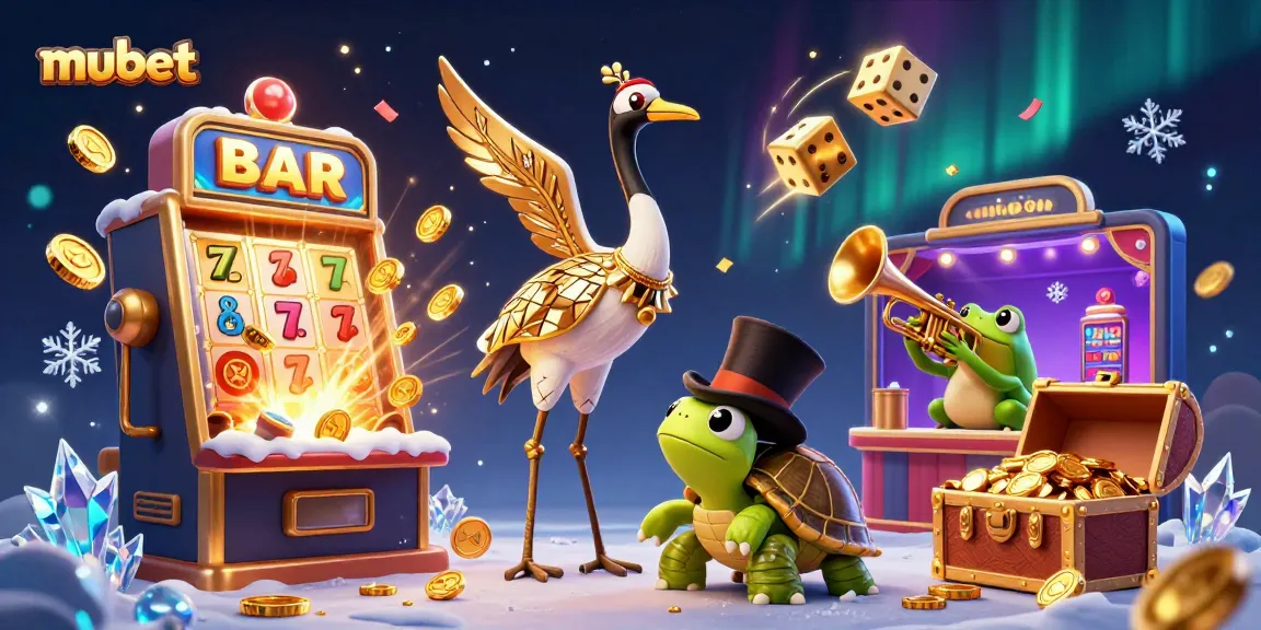 Experience the thrill with mubet's colorful casino world featuring animated characters and dynamic gaming elements.