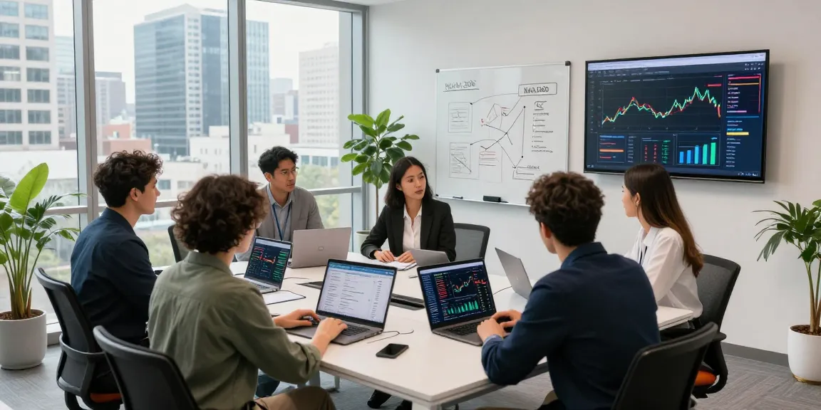 NAGA2000 trading platform collaboration in a modern fintech office setting.