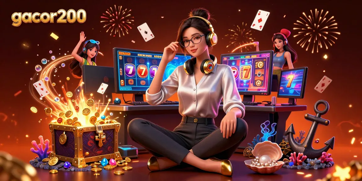 Experience thrilling slot games at gacor200 with vibrant visuals and dynamic gaming setups.