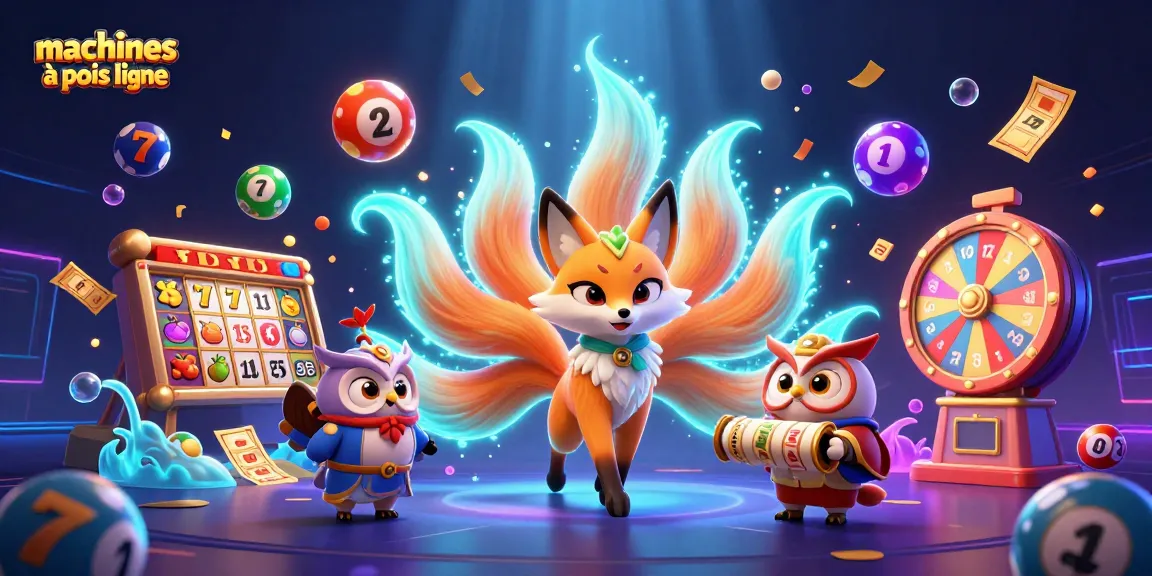 Jouez aux machines à sous en ligne avec un esprit renard et un hibou sage illustrés en 3D.