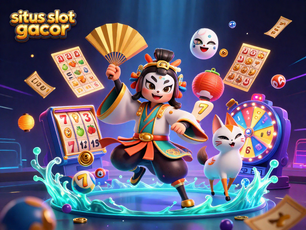 Engage in the thrill of situs slot gacor action with dynamic slot games featuring colorful reels and jackpot excitement.
