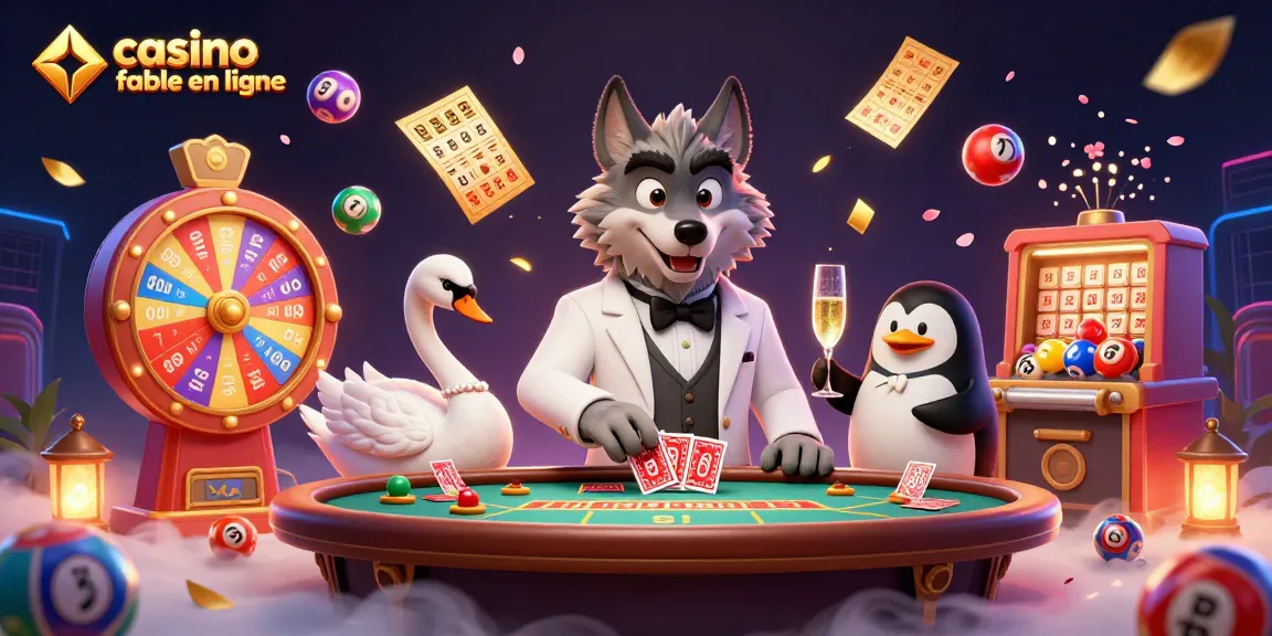 Découvrez des stratégies gagnantes au casino fiable en ligne avec une illustration 3D captivante de personnages de casino et des éléments de jeu vibrants.