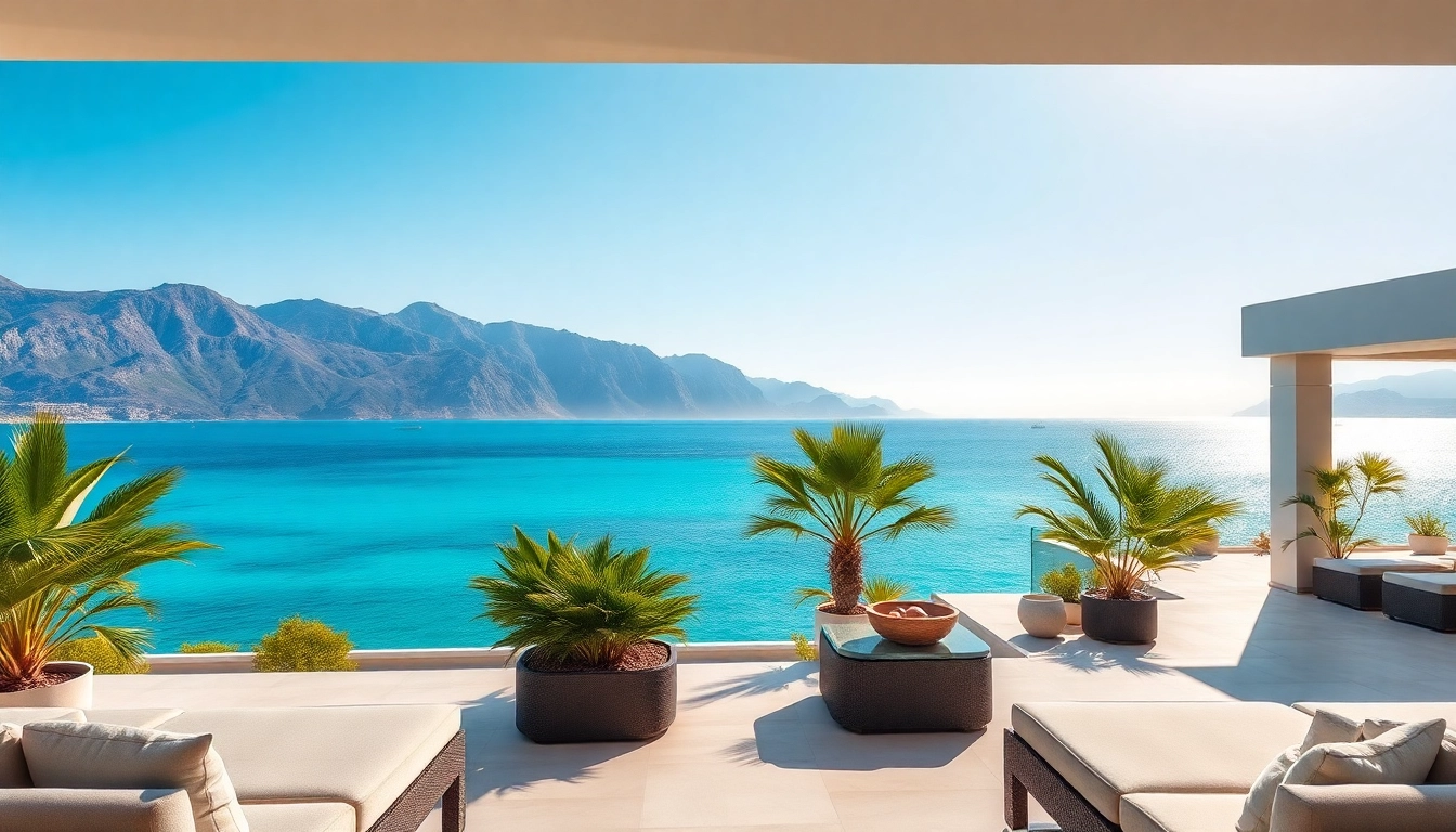 Beautiful villa showcasing alanya turkey homes for sale with beachfront views and lush surroundings.