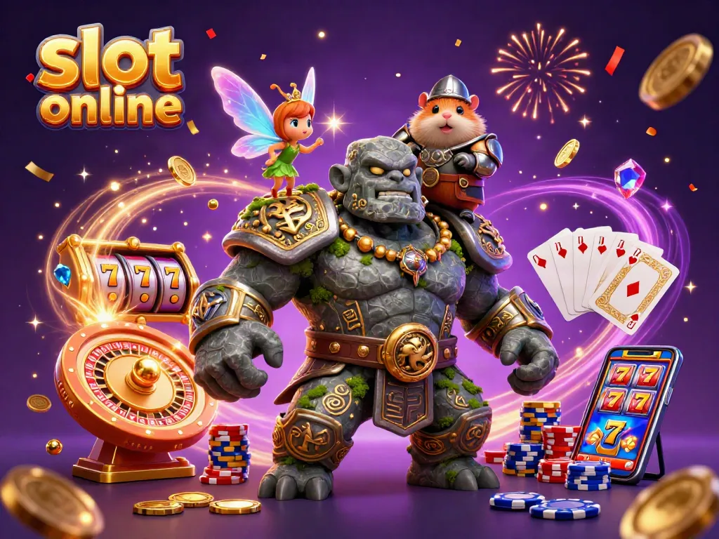Play thrilling slot online games with cascading coins, lucky 7s, and enchanting characters.