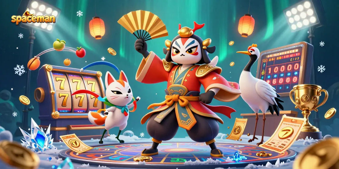 Spaceman engages in thrilling jackpot excitement with vibrant characters and dynamic casino elements.
