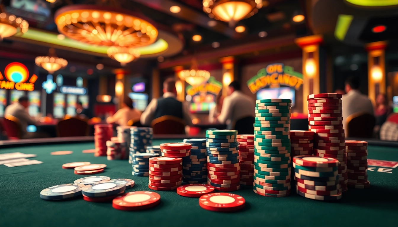 Menangkan permainan poker dengan strategi bbni4d di meja kasino yang penuh warna.