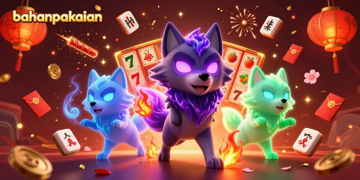bahanpakaian captivates with vibrant casino action amid ghostly wolves and dynamic gaming elements.