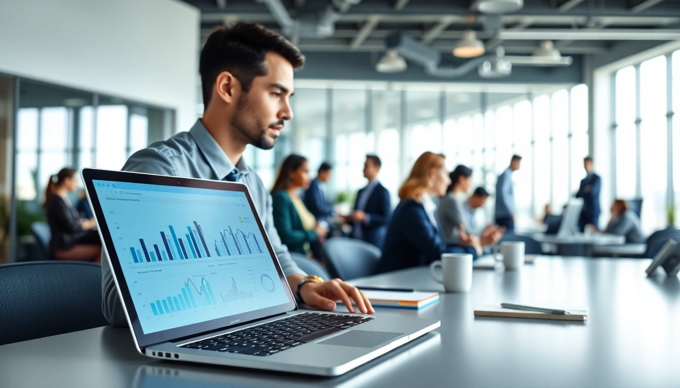 Optimize workflows with an assistant for enterprise in a modern office environment.