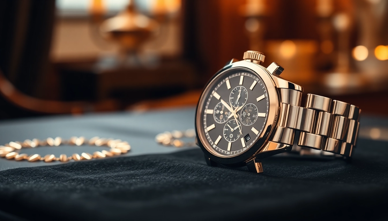 Showcase of a stunning replica watch capturing its luxury and intricate details.