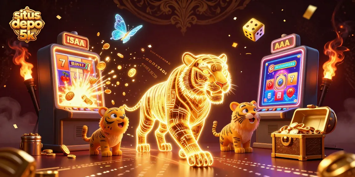 Menangkan jackpot di situs depo 5k dengan simbol BAR dan lucky 7 yang memukau.