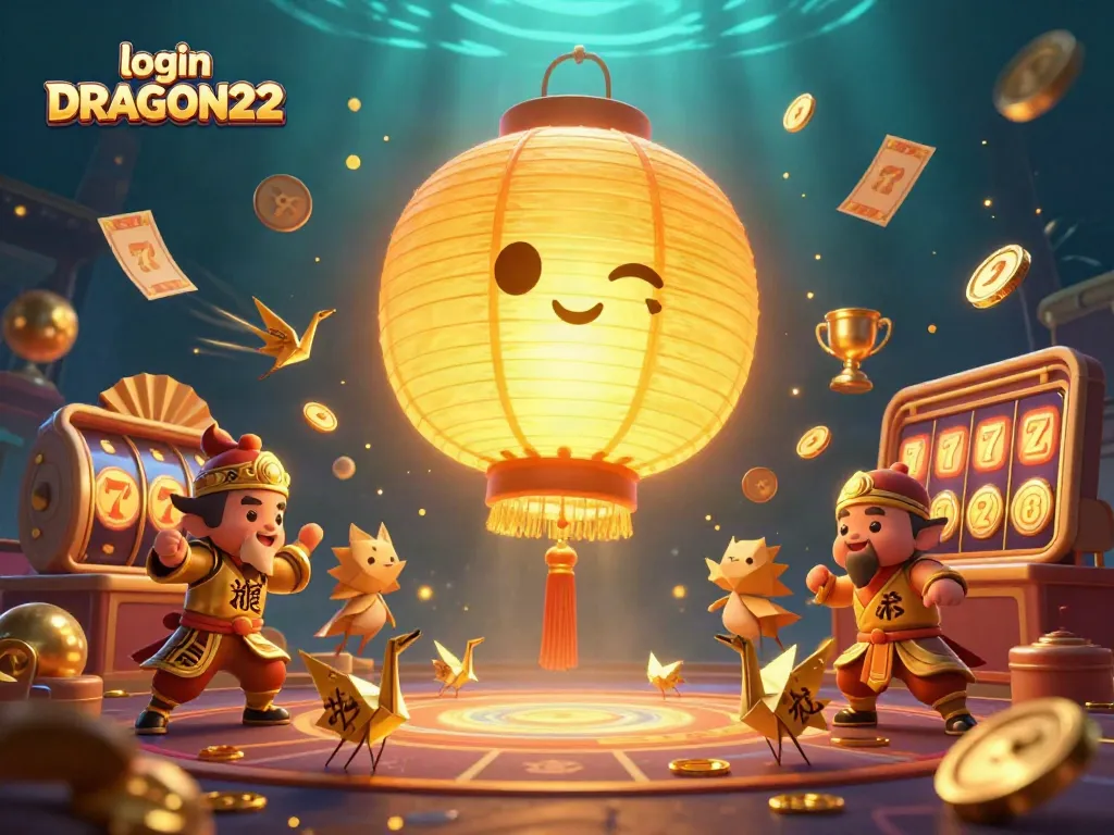 Win big as you login DRAGON222 with this vibrant casino-themed illustration!