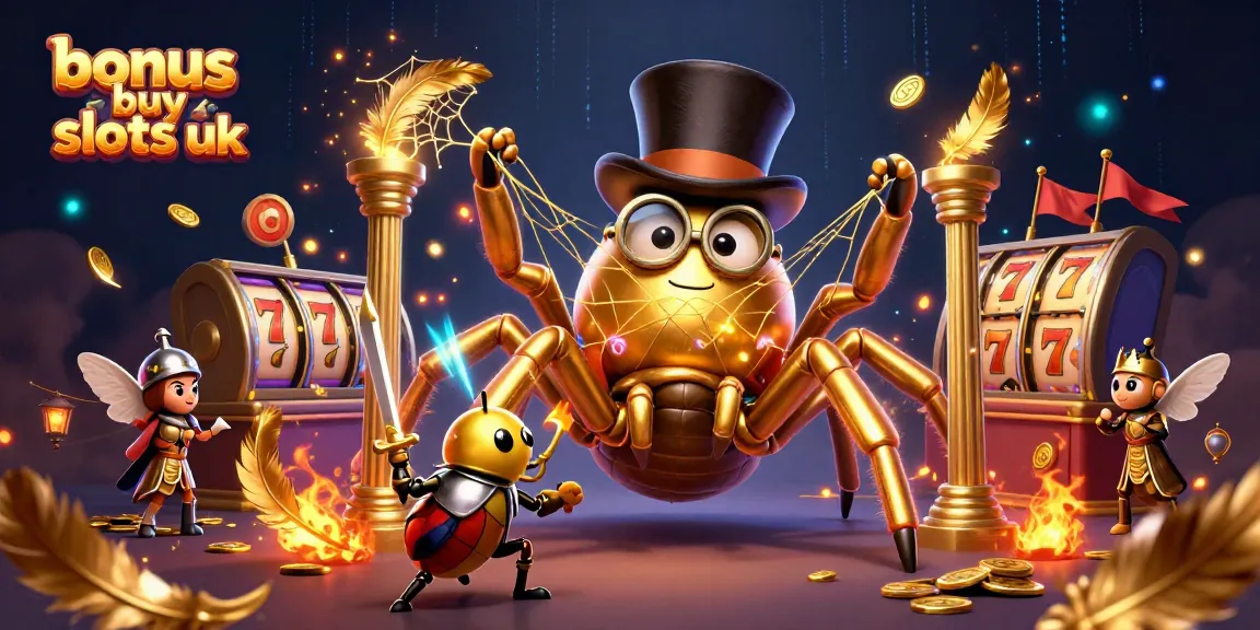 Experience the thrill of bonus buy slots uk in a vibrant, dynamic 3D casino scene with captivating characters.