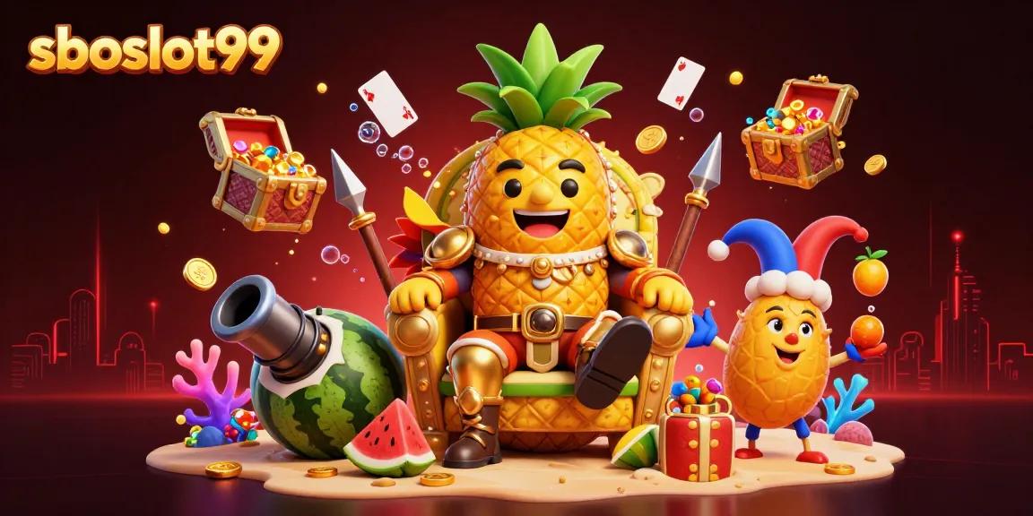 Experience thrilling adventure with sboslot99 featuring dynamic casino action in a vibrant beach scene.