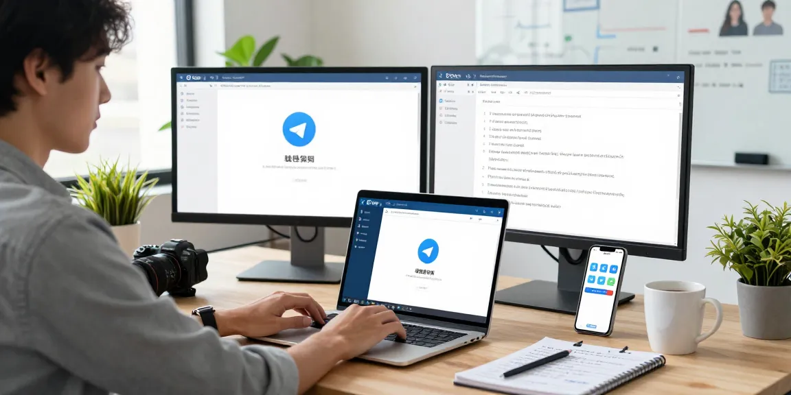 Using telegram中文 in a modern office to enhance communication and productivity