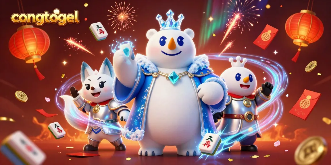 Experience congtogel excitement with vibrant gaming energy and festive decorations in this ultra-detailed illustration.