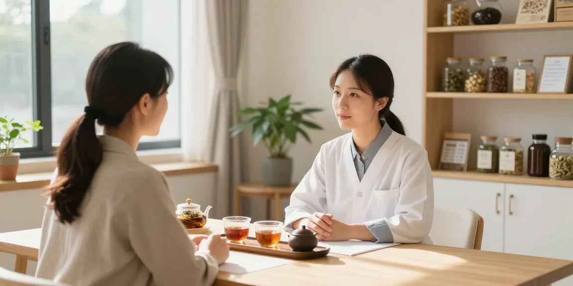 Consultation at 영통한의원 showcasing holistic healing and wellness.