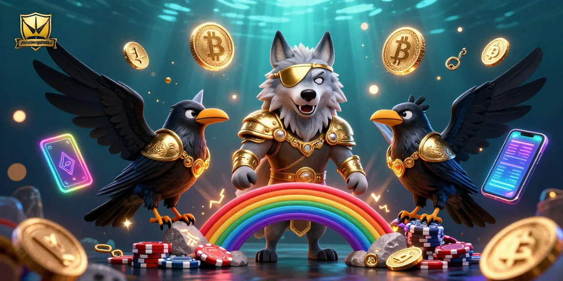 Engage with xem tỷ số bongdalu through an enchanting scene of Odin, ravens, and casino elements.