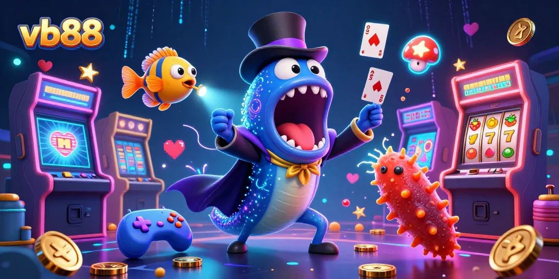 Engage with the thrilling world of vb88 through a vibrant 3D magic casino scene.