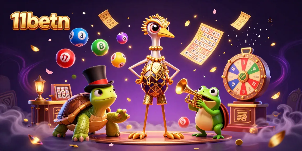Immerse in the vibrant 11betn experience with lively lottery balls and dynamic gaming energy.