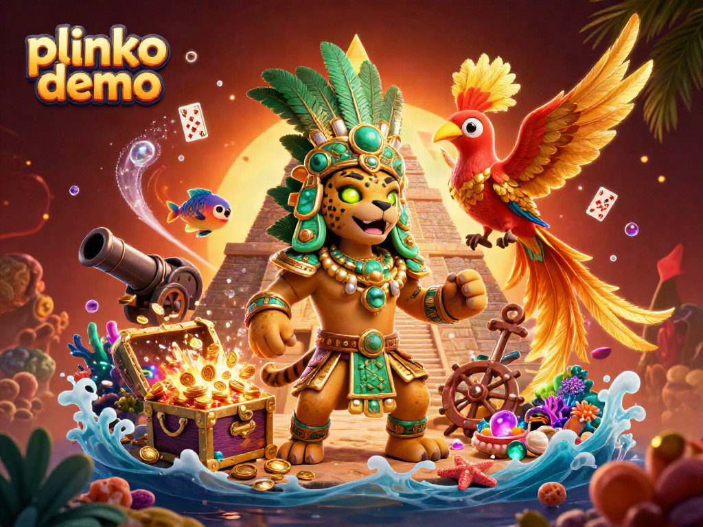 Experience thrilling gameplay with the plinko demo featuring vibrant 3D characters and dynamic casino elements.