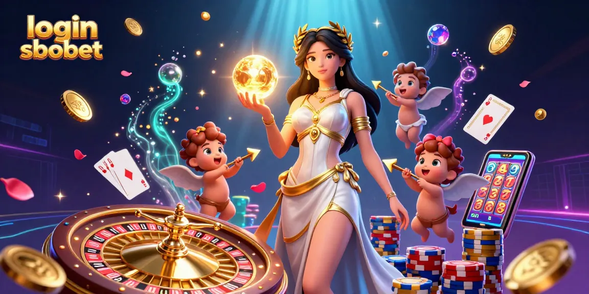Engage with login sbobet through an immersive casino experience featuring stunning 3D characters and vibrant game elements.