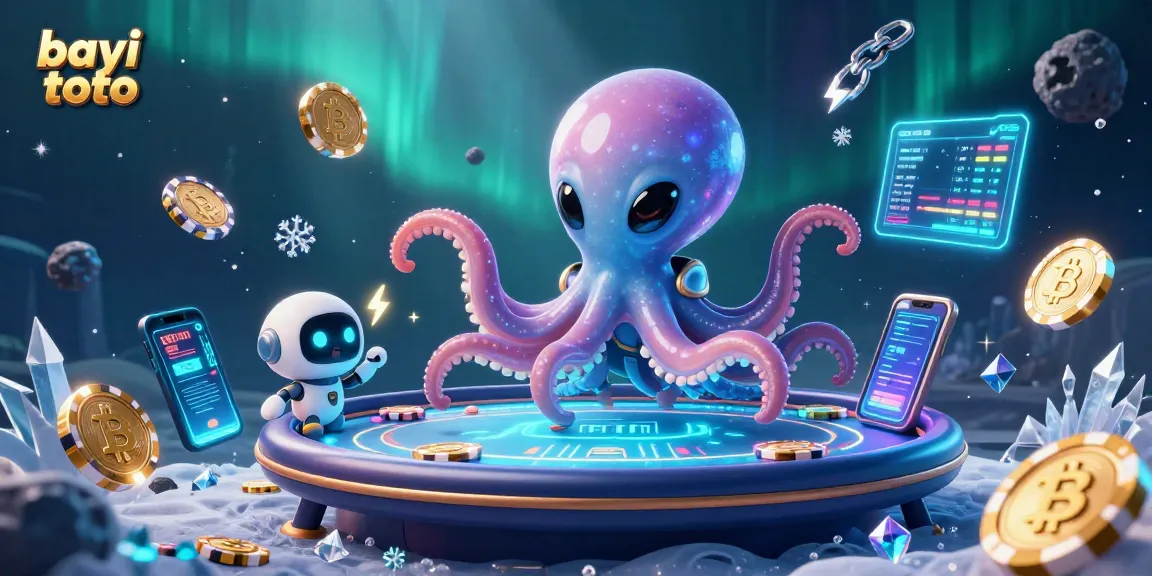 Engage in thrilling games with bayi toto in a vibrant, 3D alien-themed poker universe.