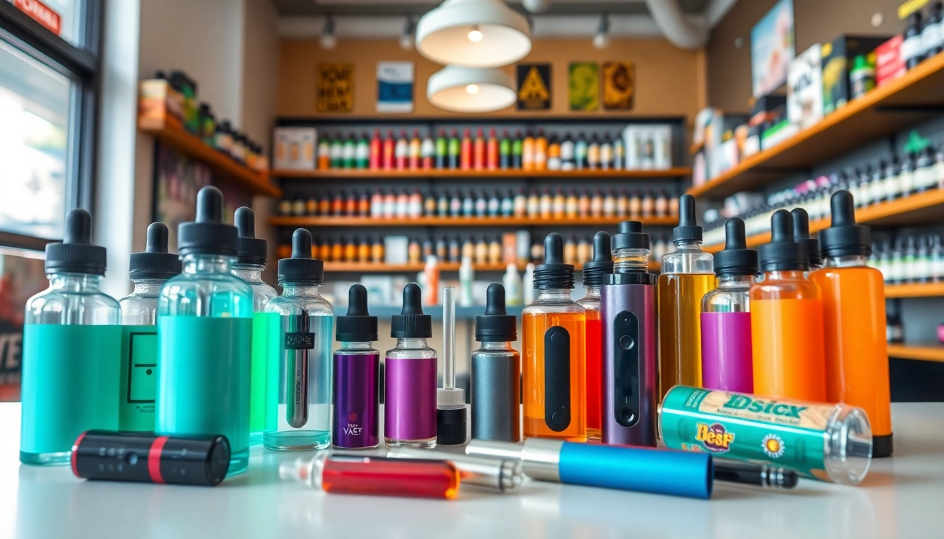 Browse premium vape products at Vape Juice Depot with colorful selections and modern displays.