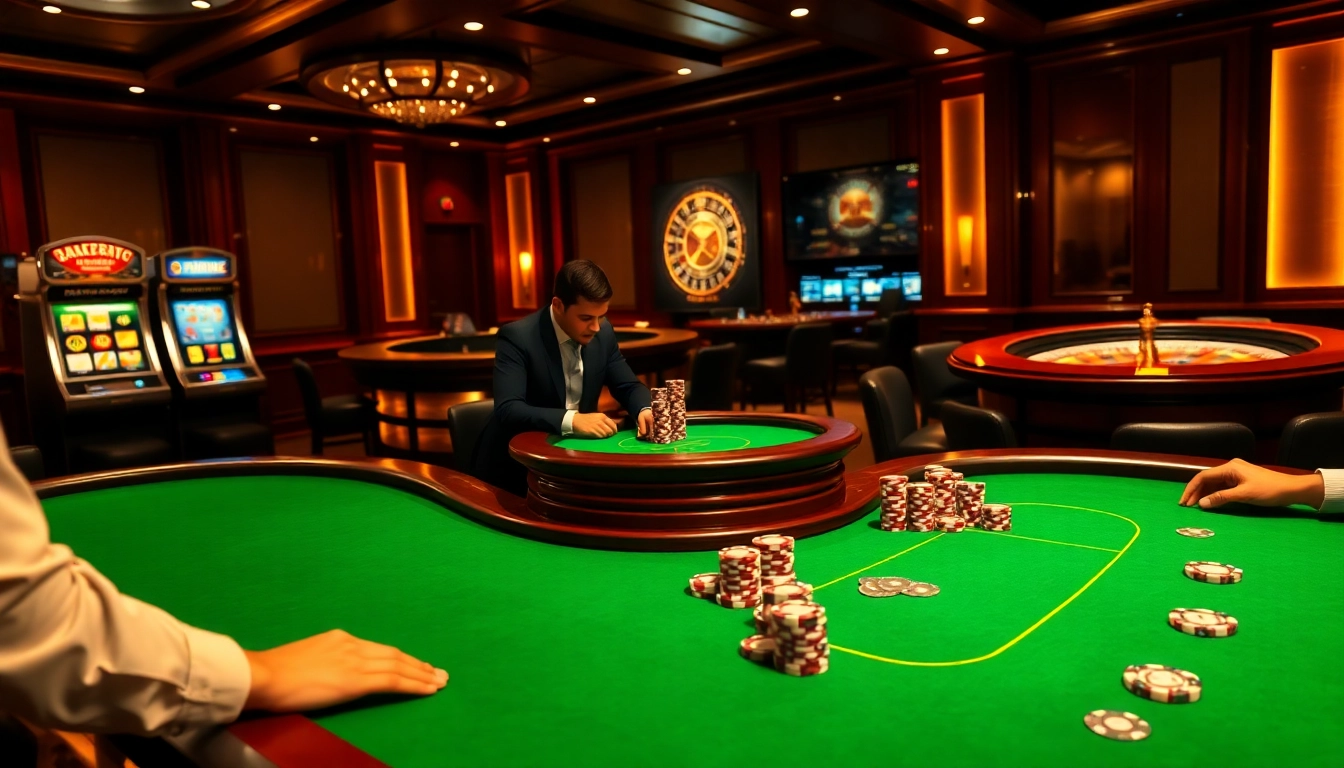 Participez à des jeux passionnants dans un casino en ligne en France avec des tables de poker luxueuses et des jetons de poker vibrants.