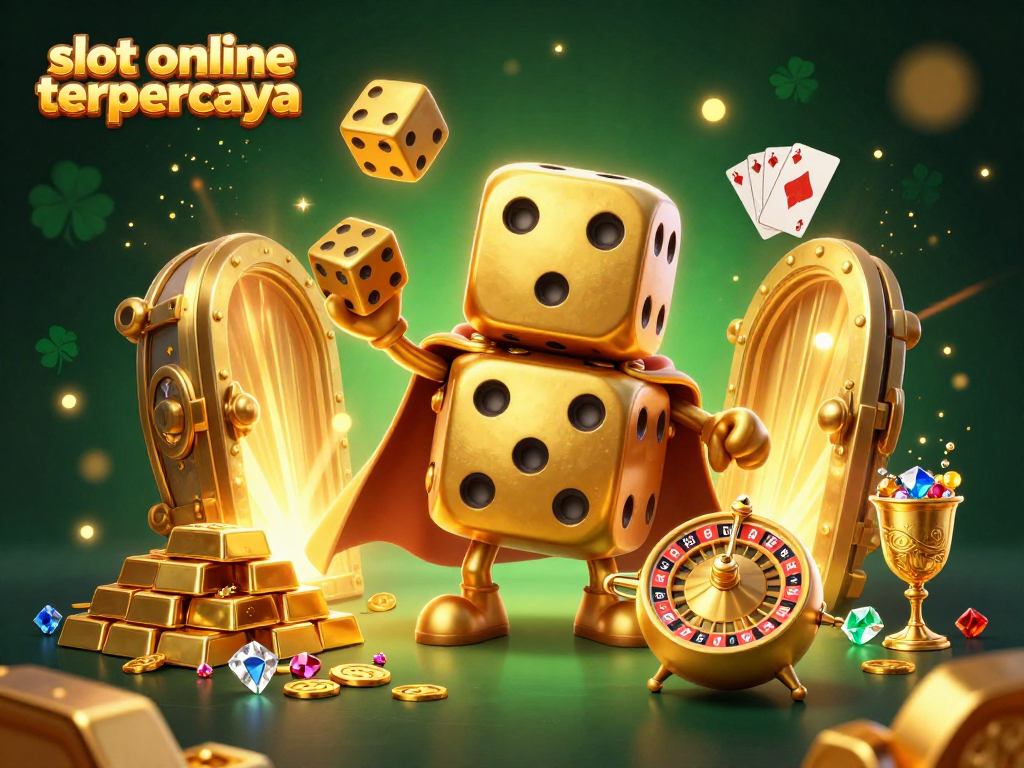 Experience exciting jackpots in slot online terpercaya with colorful 3D characters and dynamic casino elements.