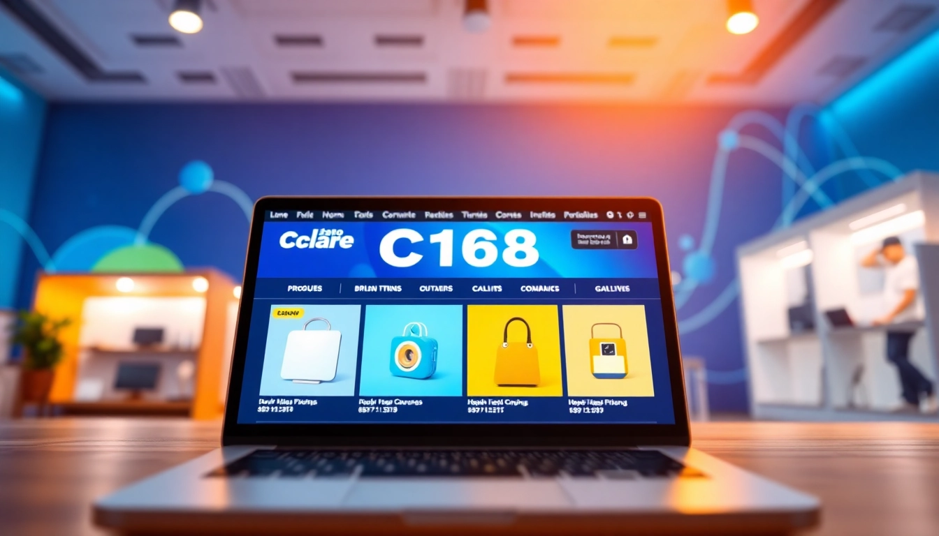 Engaging shopping experience with Link vào C168 providing seamless navigation.
