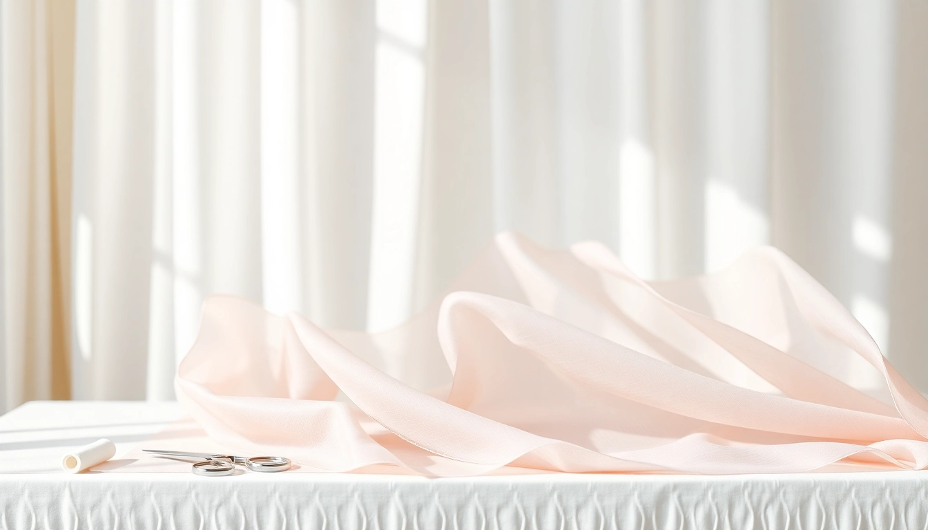 Mousseline stoffen met elegante patronen en texturen, perfect voor creatieve projecten.