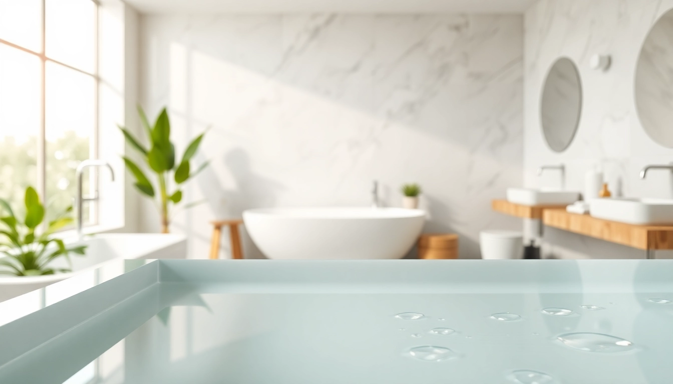 Genießen Sie eine sonnige Duschkabine in einem modernen Badezimmer mit eleganten Designelementen.