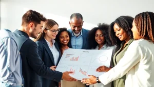 Engaged team strategizing on Strategy Capture Management techniques in a modern office.