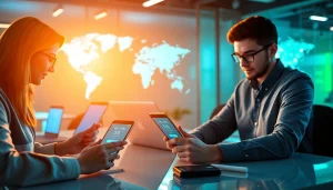 快连官网 VPN 连接界面在现代数字工作空间中，展示安全性与速度。