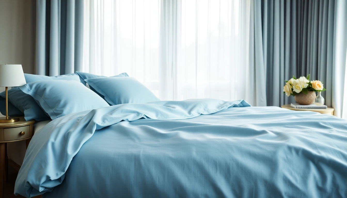 Bekijk luxe percale katoen beddengoed dat comfort en stijl uitstraalt.