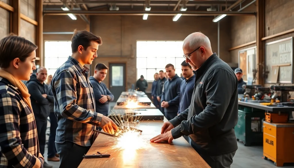 Learn practical skills at the Trade School Knoxville TN with dedicated instructors and engaged students.