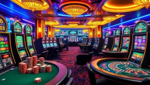 SODO Casino experience with vibrant gaming tables and immersive online interfaces.