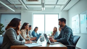 Hire reps by industry in a collaborative office environment showcasing diverse sales representatives.