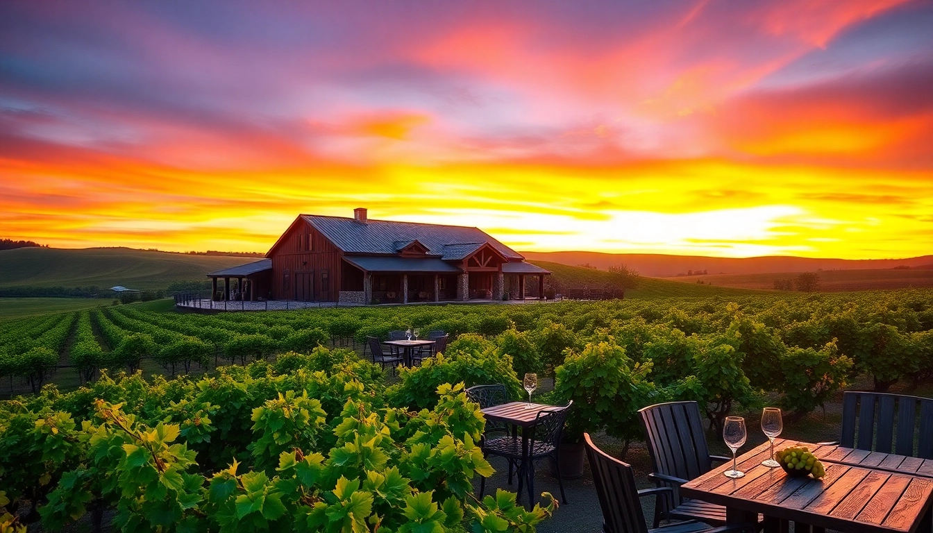 Engaging Winery Membership experience with vineyard setting and inviting outdoor seating.