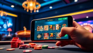 Giao diện ứng dụng di động hấp dẫn của Saowin Club, giới thiệu các trò casino đa dạng.