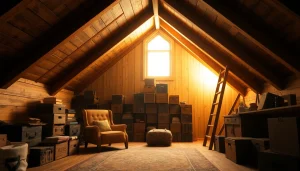 Transform attics into cozy storage spaces with natural light and vintage decor.