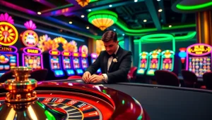 Découvrez l'excitation du meilleur casino en ligne avec des machines à sous vibrantes et une action de poker captivante.