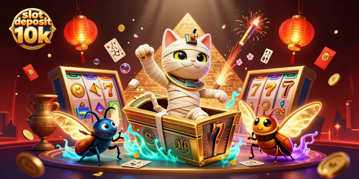 Engage in exciting gaming with slot deposit 10k featuring dynamic 3D casino elements.