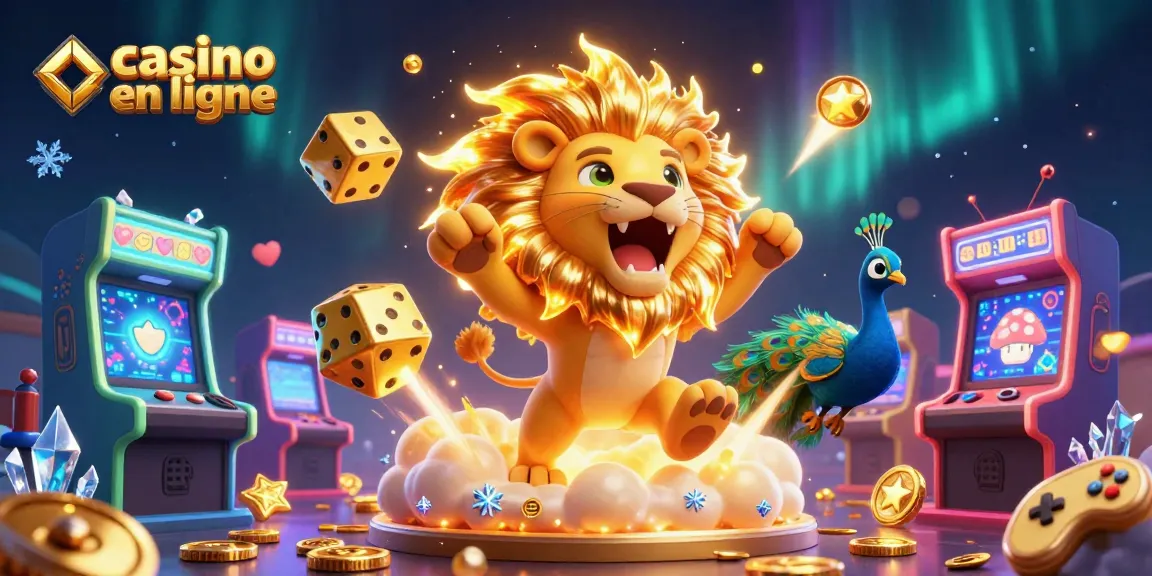 Profitez d'une expérience captivante au casino en ligne avec des personnages et des éléments ludiques.