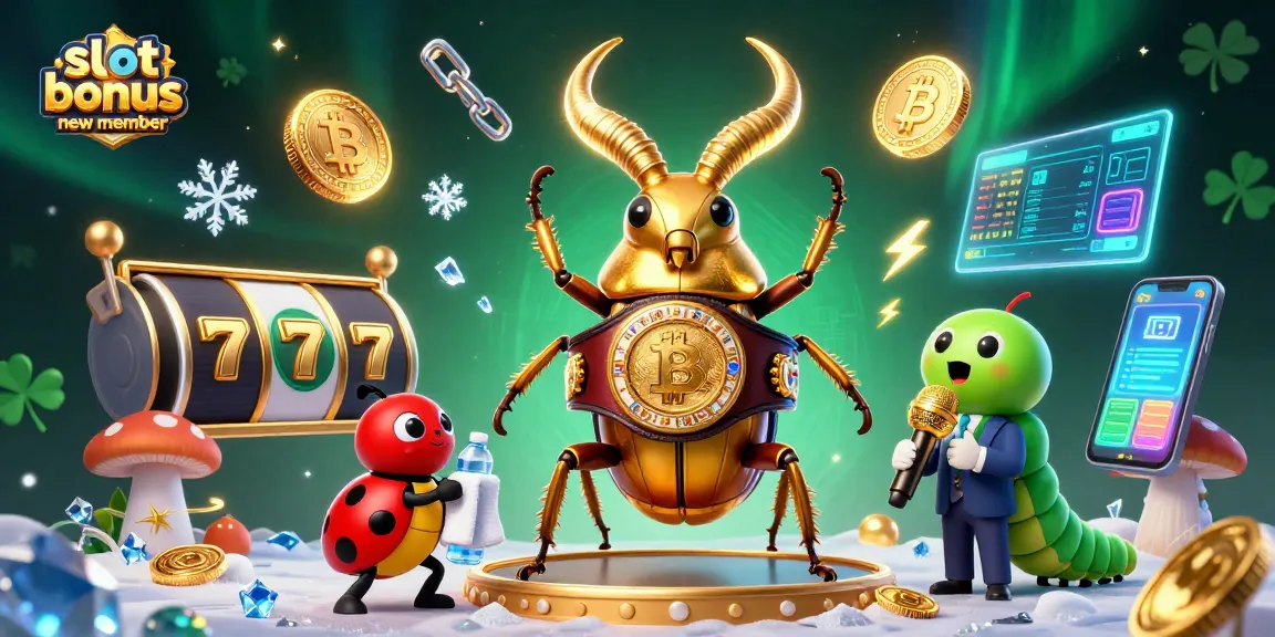 Engage players with the slot bonus new member for exciting casino rewards, featuring vibrant 3D characters.